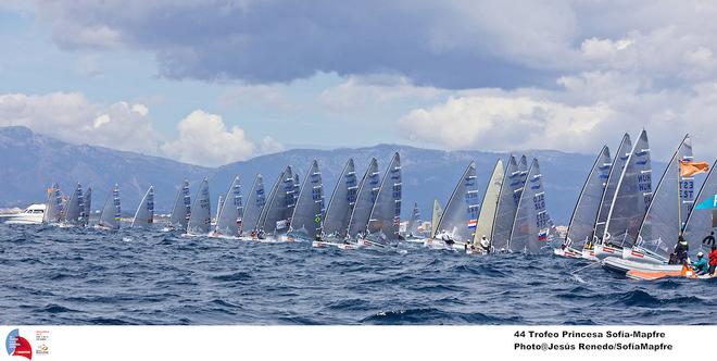 ISAF Sailing World Cup Palma 2013- Finn Class on Day 4  © Robert Deaves/Finn Class http://www.finnclass.org